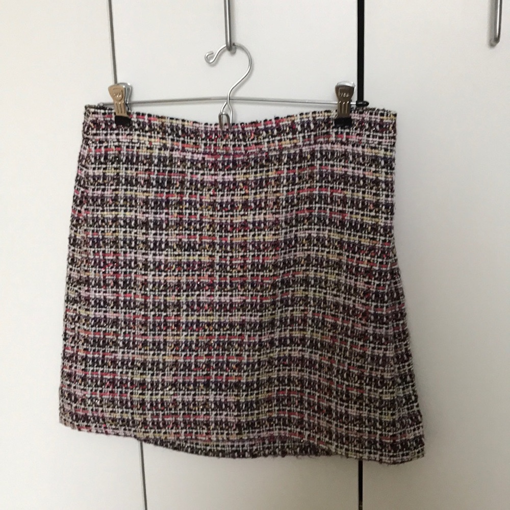 J.Crew Sparkle Tweed Skirt